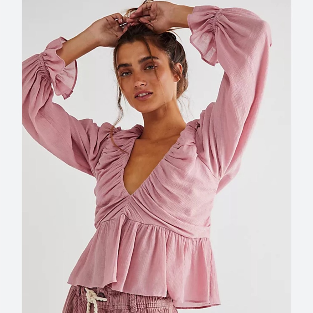 Free People // Daia Puff Sleeve Top